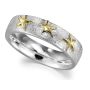 18ct Gold & Silver Duo Ring