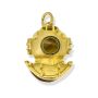 9ct Gold Divers Helmet Pendant
