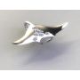 Platinum and Diamond Manta Ray Pendant