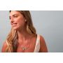 Silver Manta on Snake Chain Necklace
