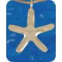 9ct Gold Starfish on Snake Chain