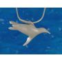 Silver Penguin on Snake Chain Necklace
