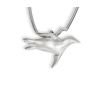 Silver Penguin on Snake Chain Necklace