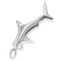 Silver Hammerhead Shark Pendant