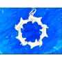 Silver Hammerhead Shark Ring Pendant