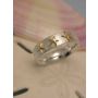 18ct Gold & Silver Duo Ring