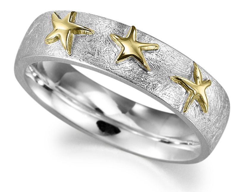 18ct Gold & Silver Duo Ring