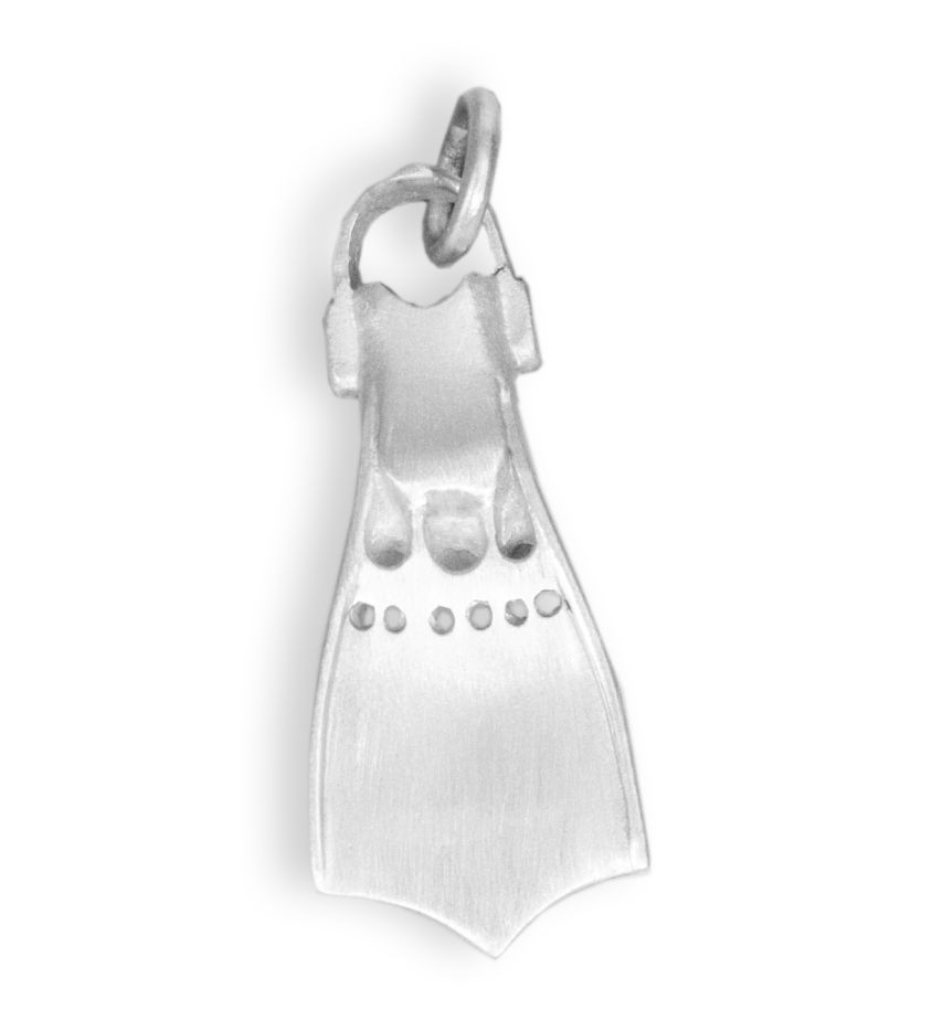 Silver Divers Fin Pendant