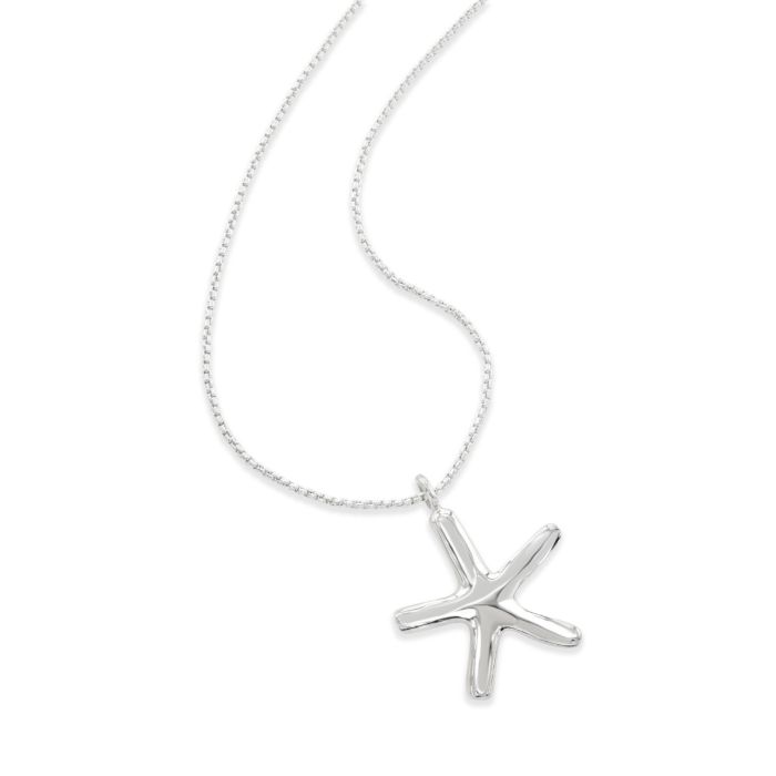 Silver Large Starfish Pendant