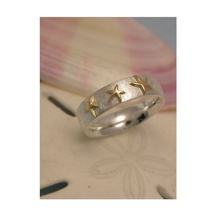 18ct Gold & Silver Duo Ring