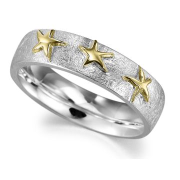 18ct Gold & Silver Duo Ring