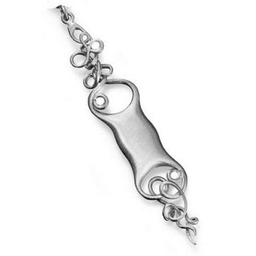 Silver Mermaids Purse Earrings