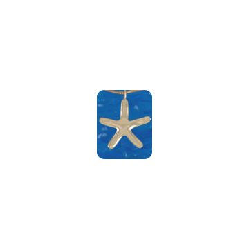 9ct Gold Starfish on Snake Chain