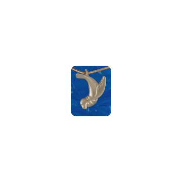 9ct Gold Seal on Snake Chain